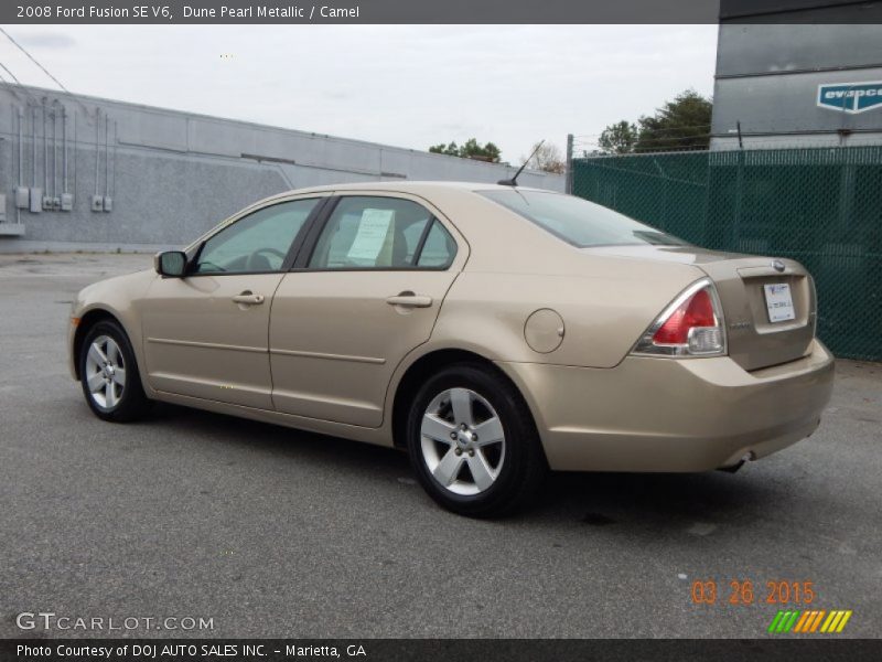 Dune Pearl Metallic / Camel 2008 Ford Fusion SE V6