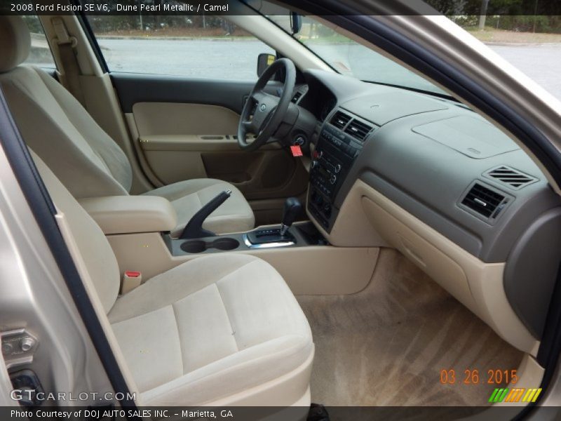 Dune Pearl Metallic / Camel 2008 Ford Fusion SE V6
