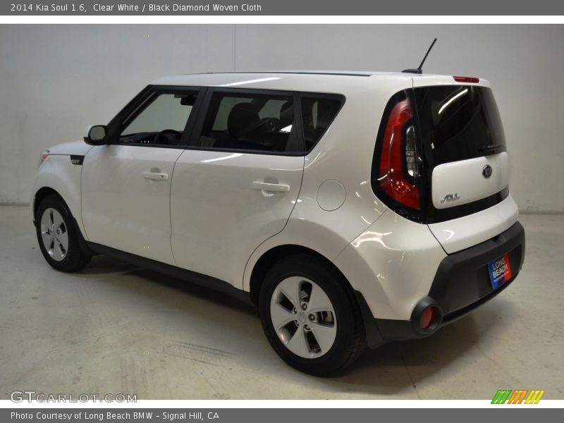 Clear White / Black Diamond Woven Cloth 2014 Kia Soul 1.6