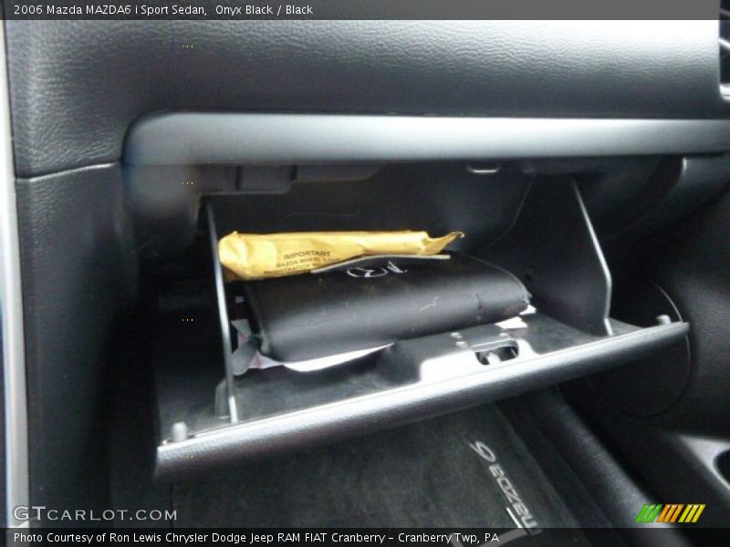 Onyx Black / Black 2006 Mazda MAZDA6 i Sport Sedan
