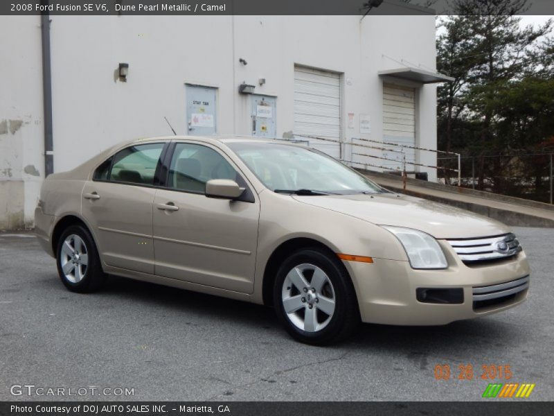 Dune Pearl Metallic / Camel 2008 Ford Fusion SE V6