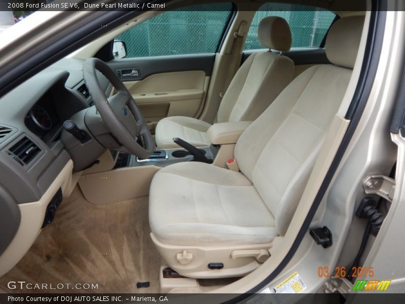 Dune Pearl Metallic / Camel 2008 Ford Fusion SE V6