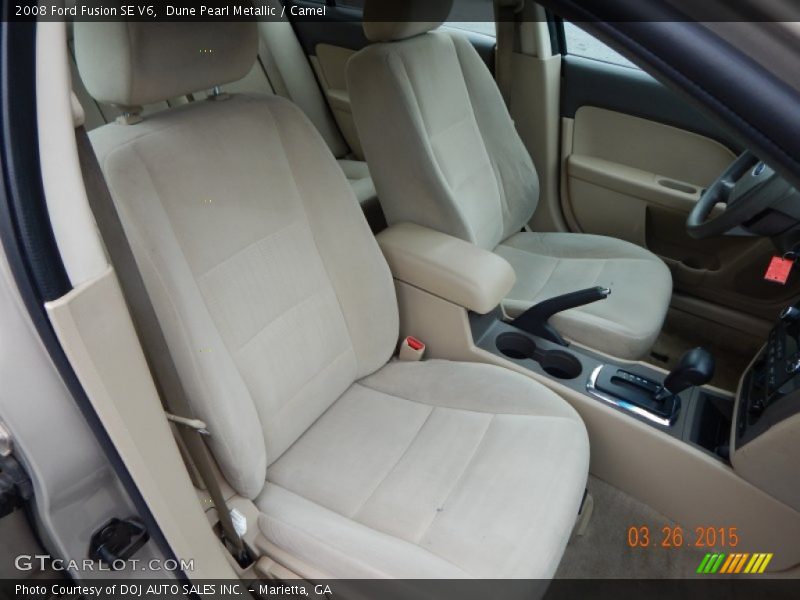 Dune Pearl Metallic / Camel 2008 Ford Fusion SE V6