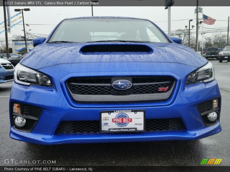 Galaxy Blue Pearl / Carbon Black 2015 Subaru WRX STI