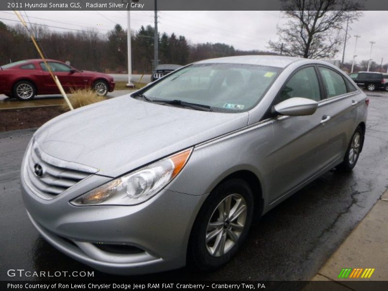 Radiant Silver / Gray 2011 Hyundai Sonata GLS