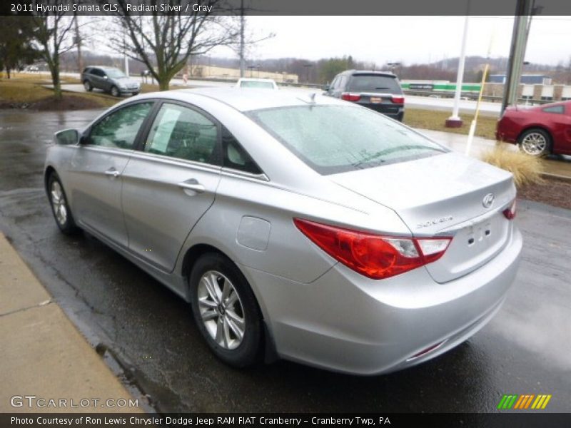 Radiant Silver / Gray 2011 Hyundai Sonata GLS