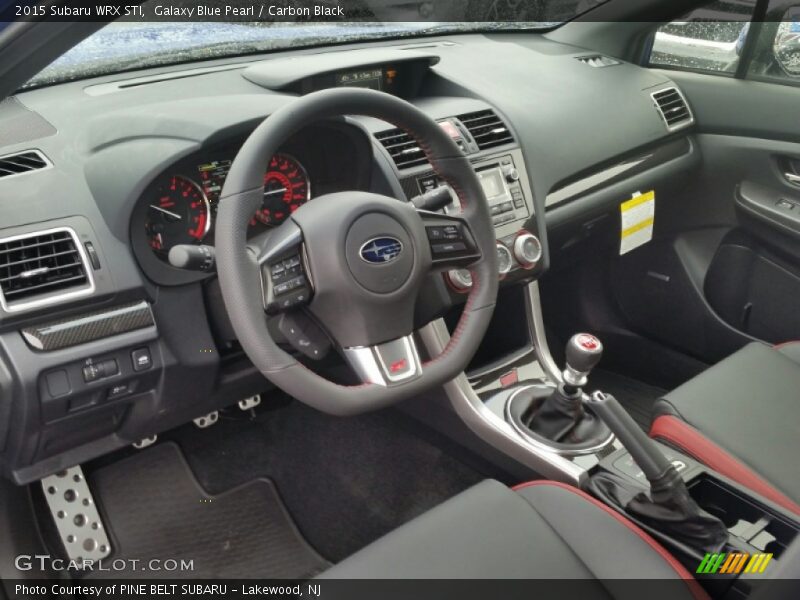 Carbon Black Interior - 2015 WRX STI 