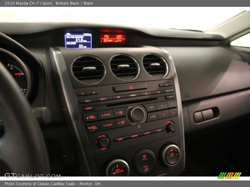 Brilliant Black / Black 2010 Mazda CX-7 i Sport