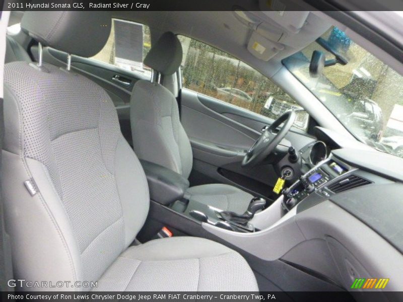 Radiant Silver / Gray 2011 Hyundai Sonata GLS