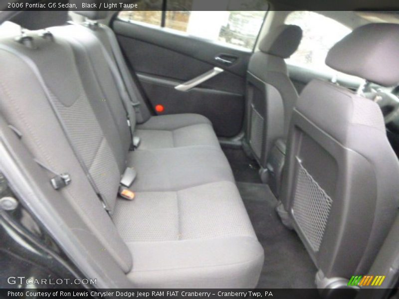 Black / Light Taupe 2006 Pontiac G6 Sedan