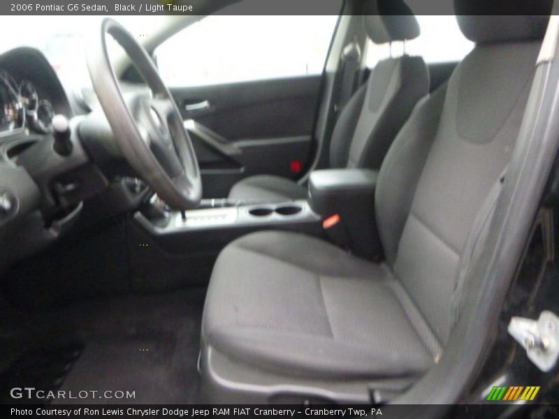 Black / Light Taupe 2006 Pontiac G6 Sedan