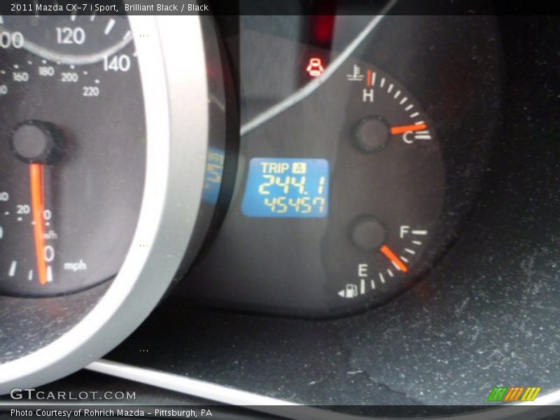 Brilliant Black / Black 2011 Mazda CX-7 i Sport