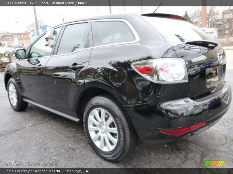 Brilliant Black / Black 2011 Mazda CX-7 i Sport