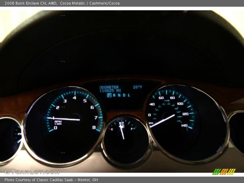 Cocoa Metallic / Cashmere/Cocoa 2008 Buick Enclave CXL AWD