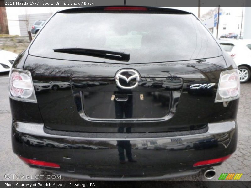 Brilliant Black / Black 2011 Mazda CX-7 i Sport