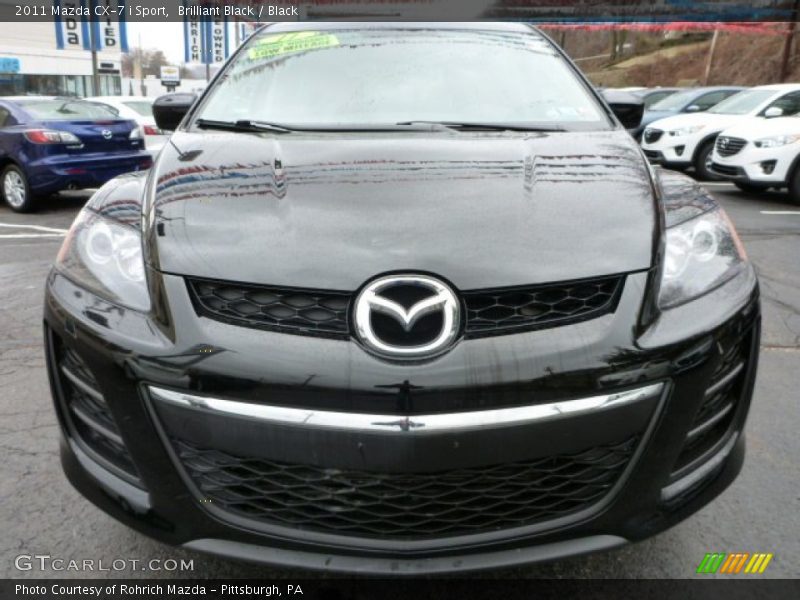Brilliant Black / Black 2011 Mazda CX-7 i Sport