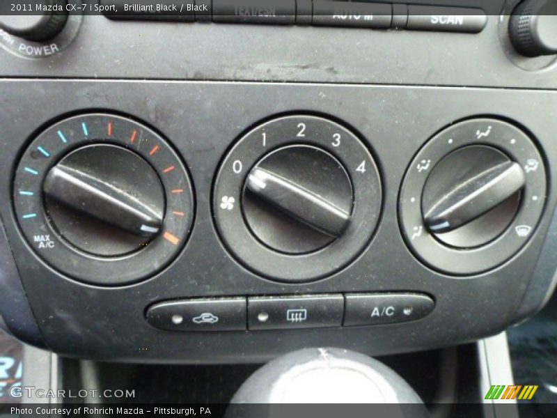Brilliant Black / Black 2011 Mazda CX-7 i Sport