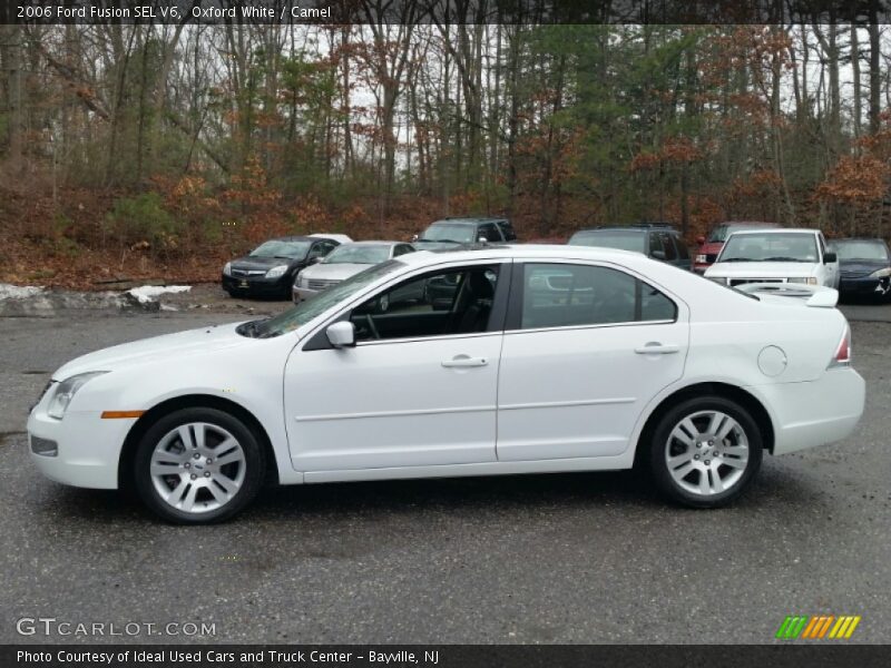 Oxford White / Camel 2006 Ford Fusion SEL V6