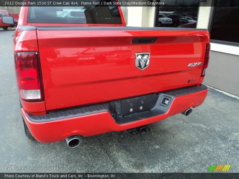 Flame Red / Dark Slate Gray/Medium Graystone 2012 Dodge Ram 1500 ST Crew Cab 4x4