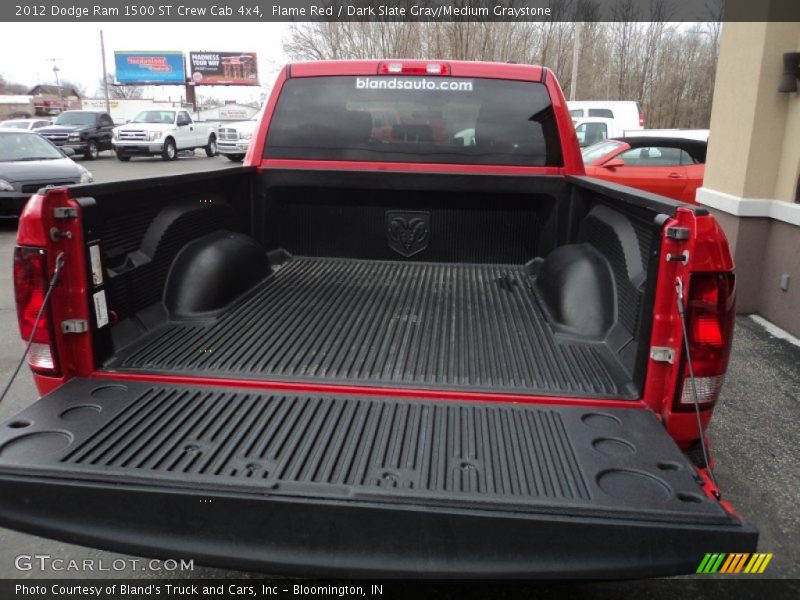 Flame Red / Dark Slate Gray/Medium Graystone 2012 Dodge Ram 1500 ST Crew Cab 4x4