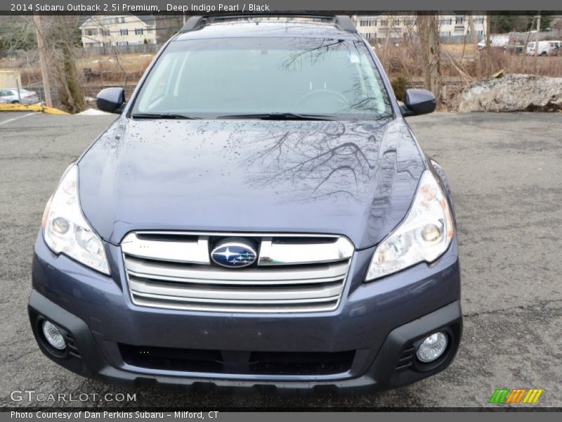 Deep Indigo Pearl / Black 2014 Subaru Outback 2.5i Premium