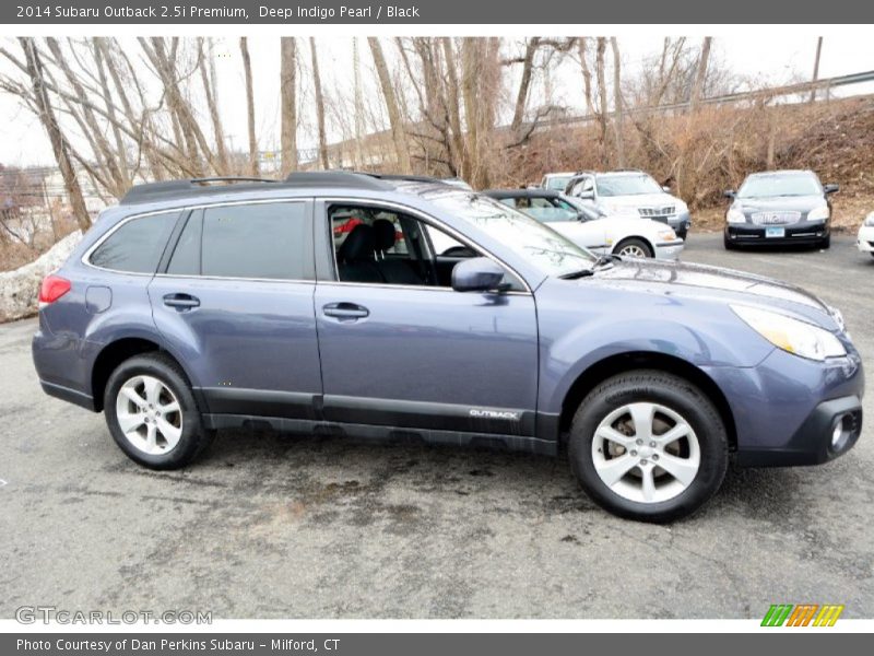 Deep Indigo Pearl / Black 2014 Subaru Outback 2.5i Premium