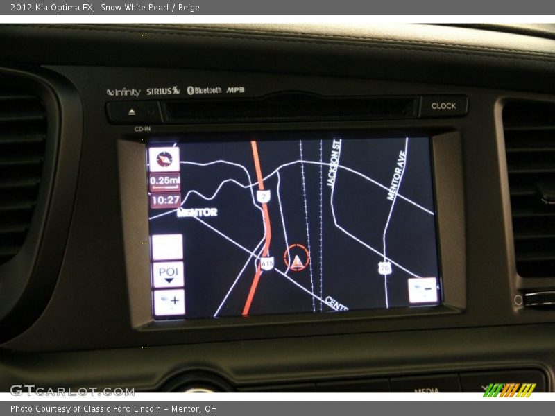 Snow White Pearl / Beige 2012 Kia Optima EX
