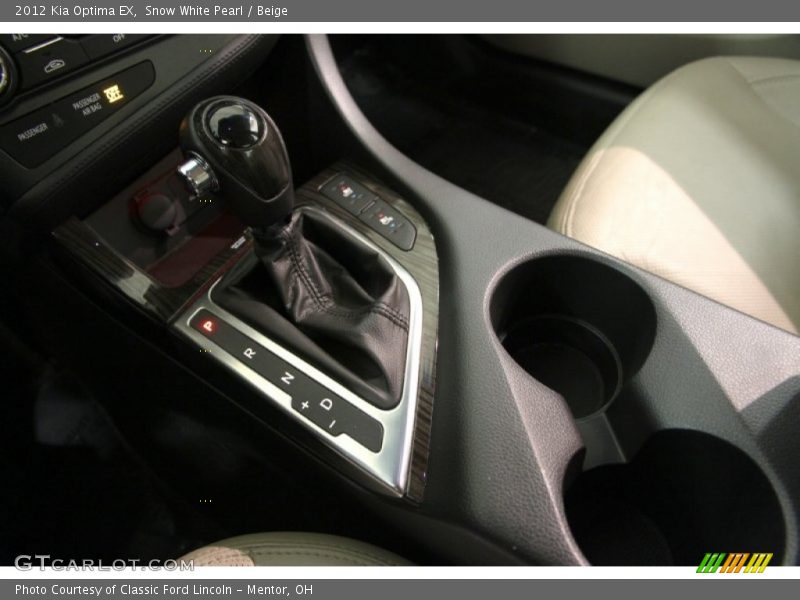 Snow White Pearl / Beige 2012 Kia Optima EX