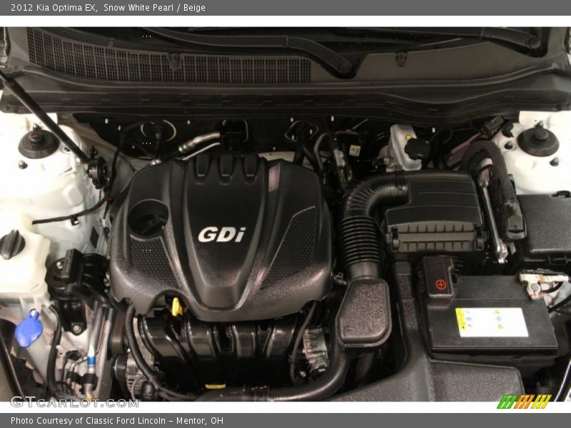 Snow White Pearl / Beige 2012 Kia Optima EX
