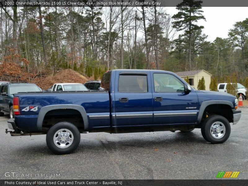  2002 Silverado 1500 LS Crew Cab 4x4 Indigo Blue Metallic