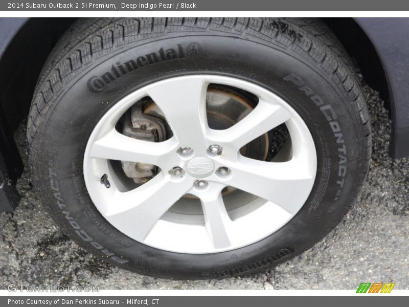 Deep Indigo Pearl / Black 2014 Subaru Outback 2.5i Premium