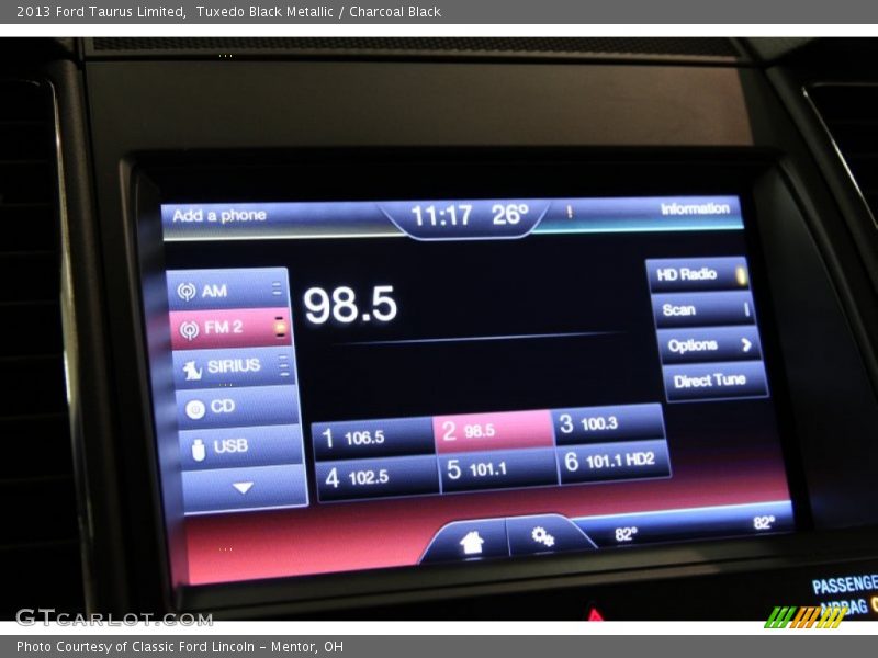 Tuxedo Black Metallic / Charcoal Black 2013 Ford Taurus Limited