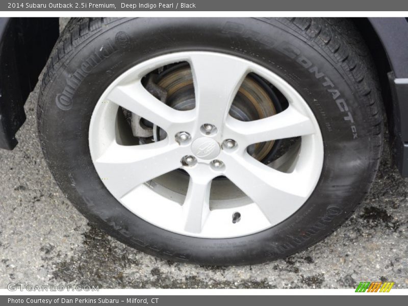 Deep Indigo Pearl / Black 2014 Subaru Outback 2.5i Premium