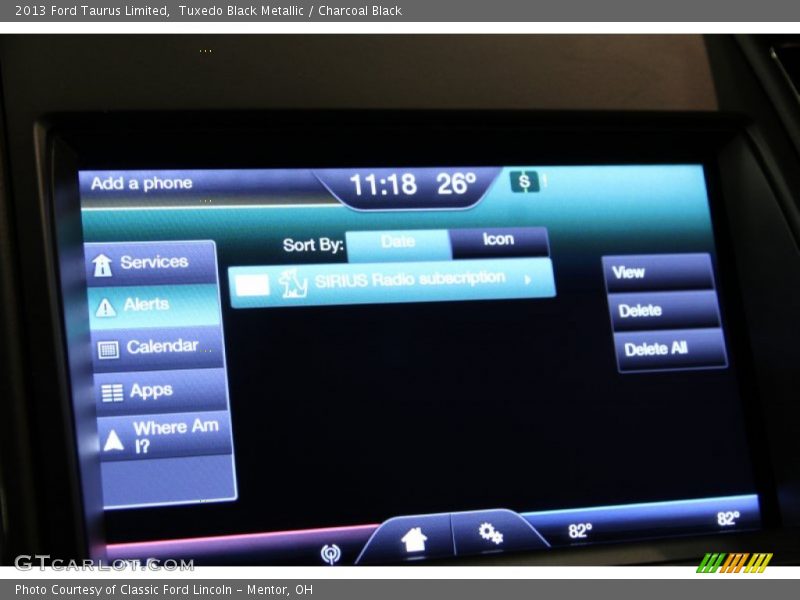 Tuxedo Black Metallic / Charcoal Black 2013 Ford Taurus Limited