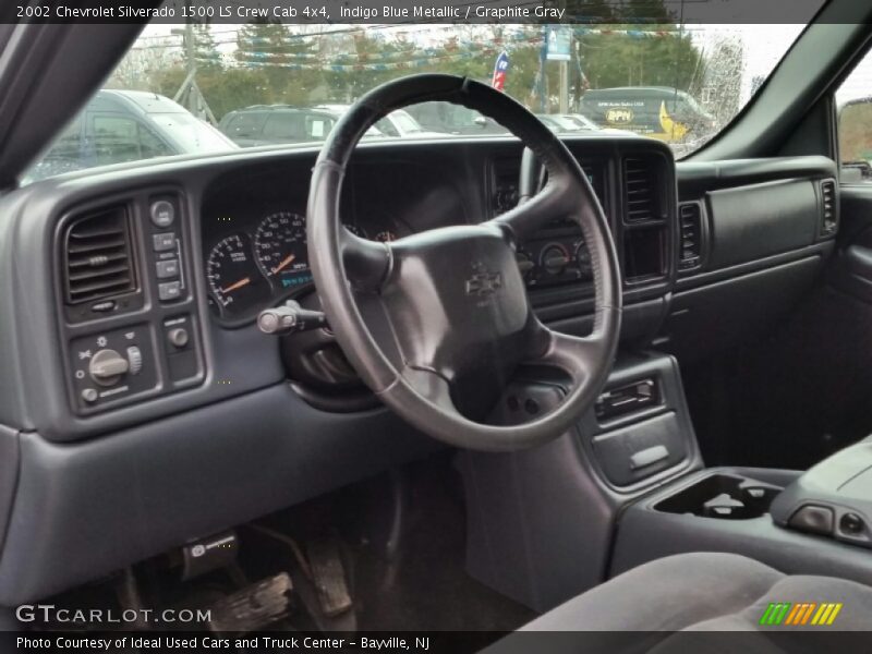  2002 Silverado 1500 LS Crew Cab 4x4 Graphite Gray Interior