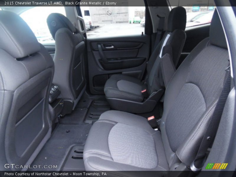 Black Granite Metallic / Ebony 2015 Chevrolet Traverse LT AWD
