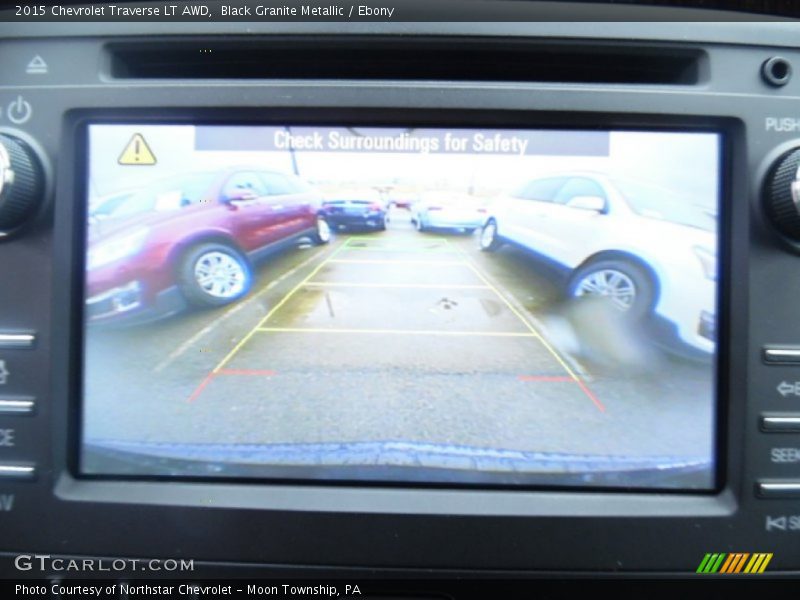 Black Granite Metallic / Ebony 2015 Chevrolet Traverse LT AWD