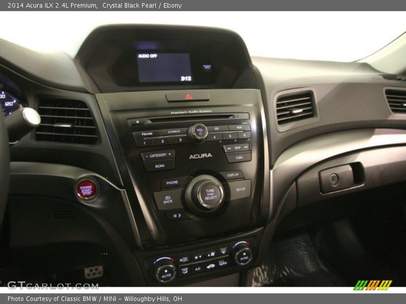 Crystal Black Pearl / Ebony 2014 Acura ILX 2.4L Premium