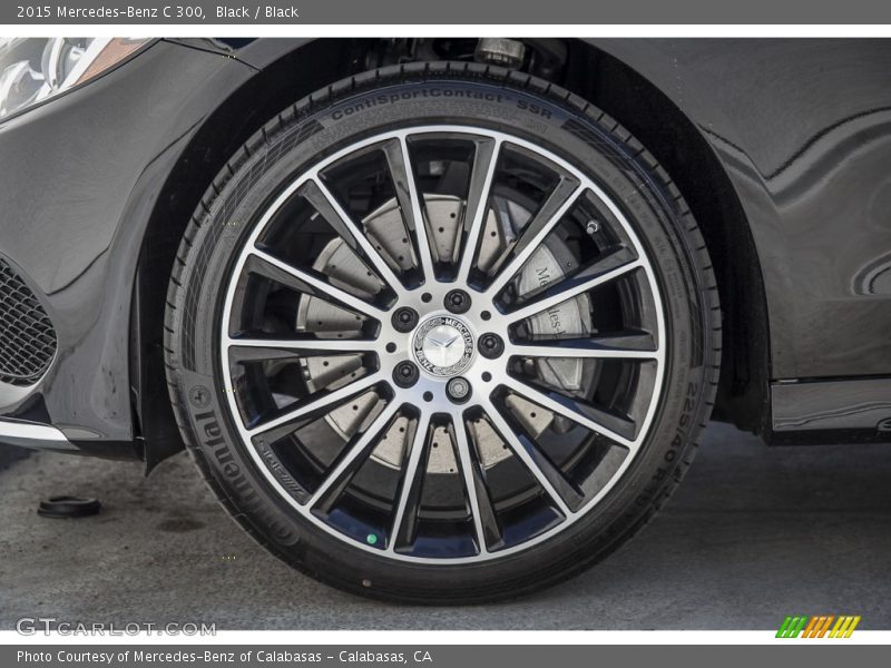 Black / Black 2015 Mercedes-Benz C 300