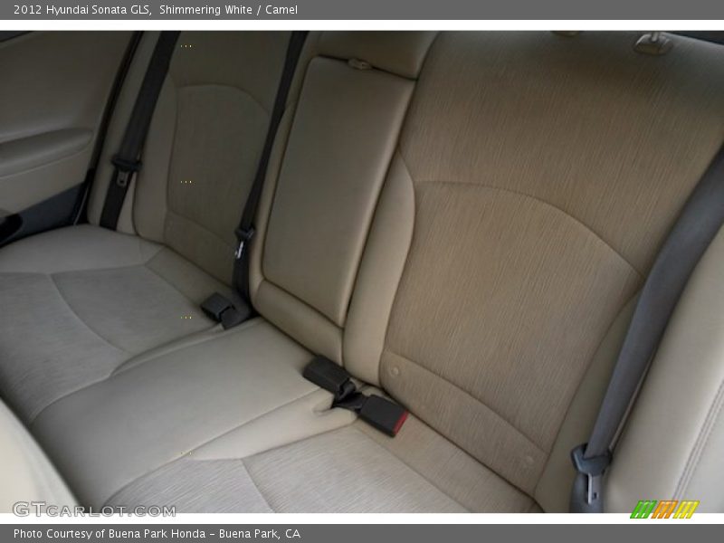Shimmering White / Camel 2012 Hyundai Sonata GLS