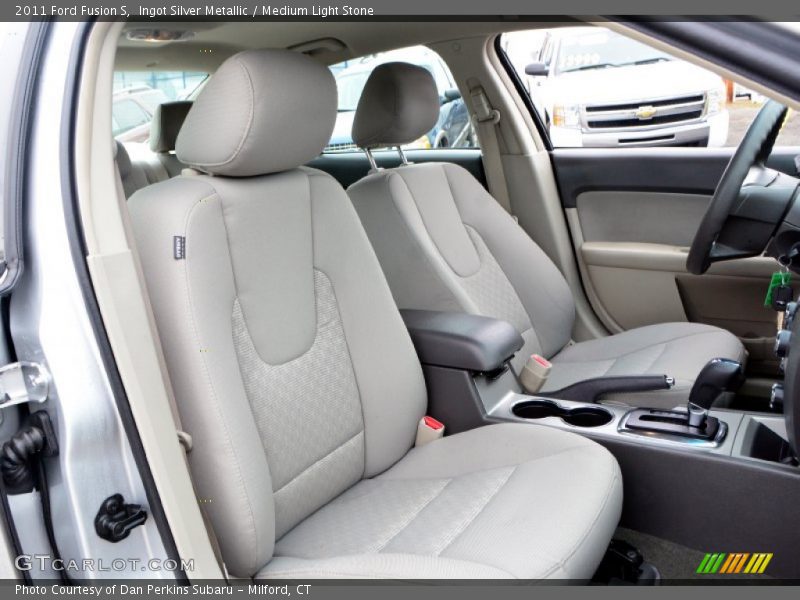 Ingot Silver Metallic / Medium Light Stone 2011 Ford Fusion S