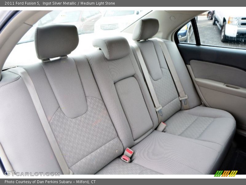 Ingot Silver Metallic / Medium Light Stone 2011 Ford Fusion S
