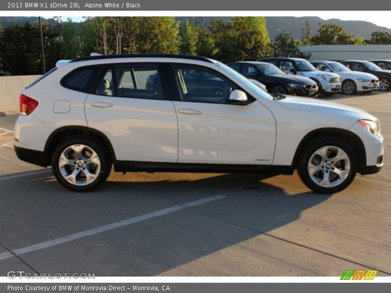 Alpine White / Black 2013 BMW X1 sDrive 28i