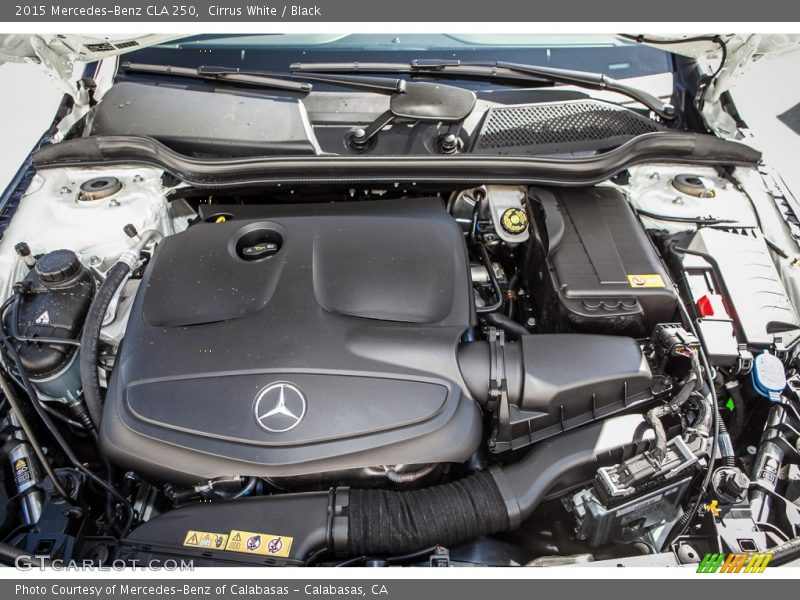 Cirrus White / Black 2015 Mercedes-Benz CLA 250