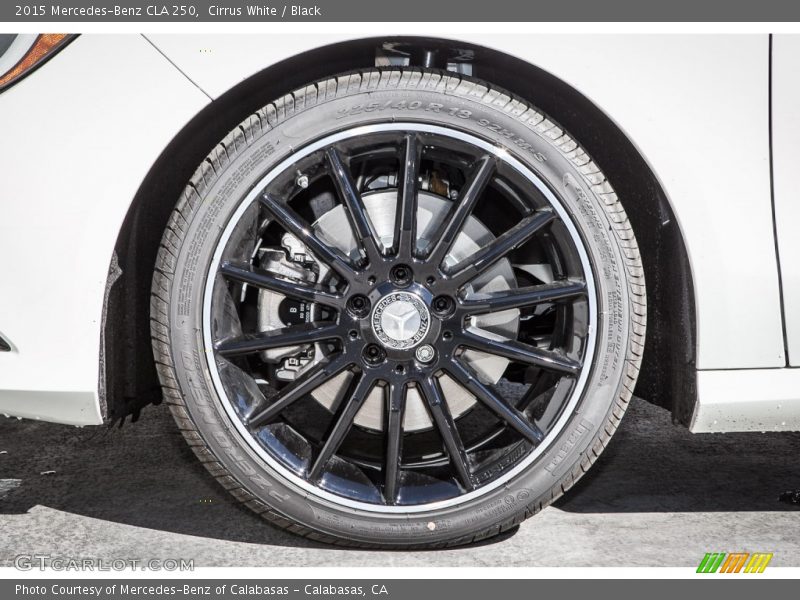 Cirrus White / Black 2015 Mercedes-Benz CLA 250