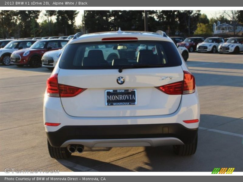 Alpine White / Black 2013 BMW X1 sDrive 28i
