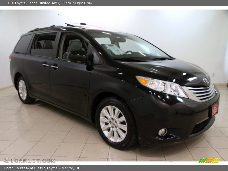 Black / Light Gray 2011 Toyota Sienna Limited AWD