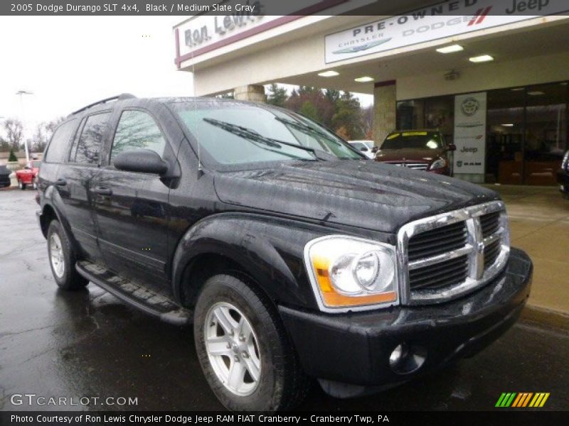 Black / Medium Slate Gray 2005 Dodge Durango SLT 4x4