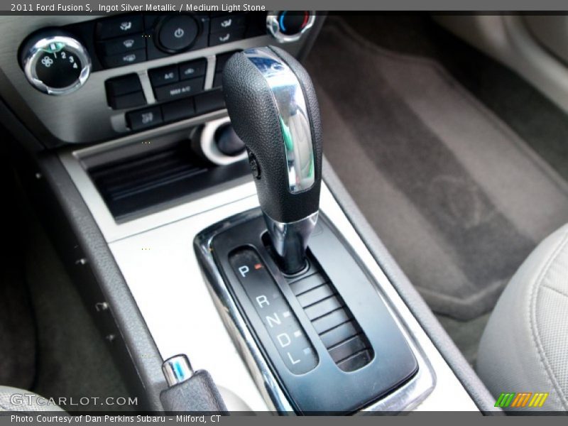 Ingot Silver Metallic / Medium Light Stone 2011 Ford Fusion S