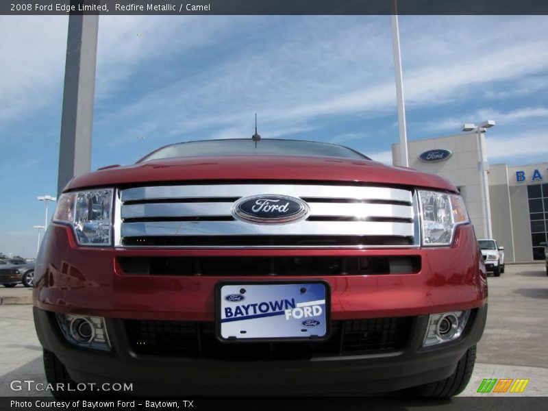 Redfire Metallic / Camel 2008 Ford Edge Limited